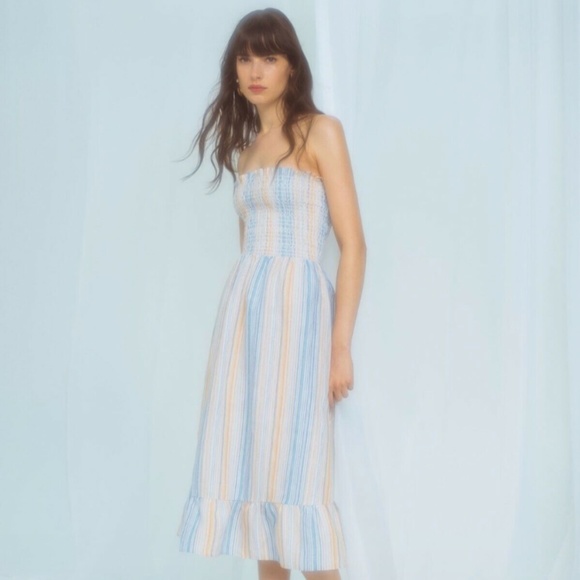 Reformation Dresses & Skirts - Reformation Bermuda Striped Vacation dress CELEB FAVE BRAND